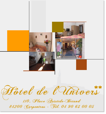 Reservation d'hotel à Carpentras