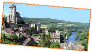 Reservation d'hotel à Saint-Cirq-Lapopie