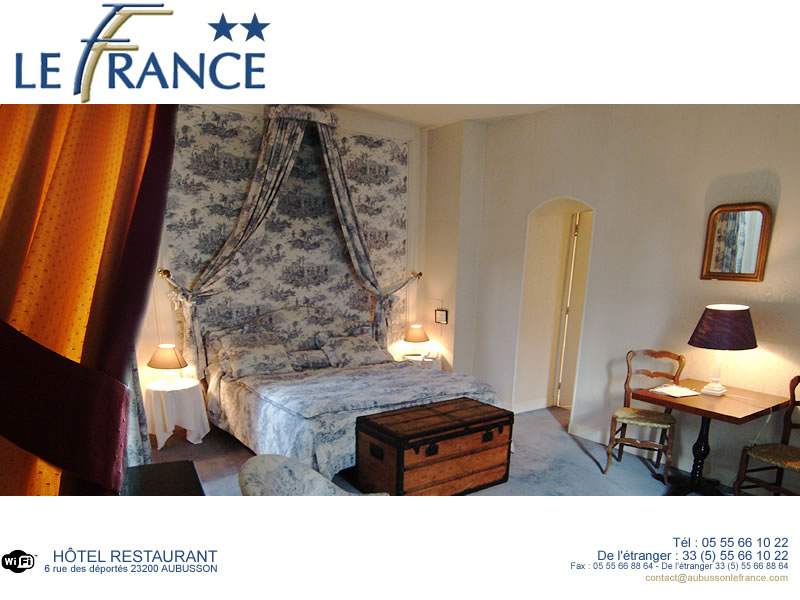 Reservation d'hotel à Aubusson