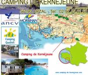 hebergement camping de kernejeune, arzal